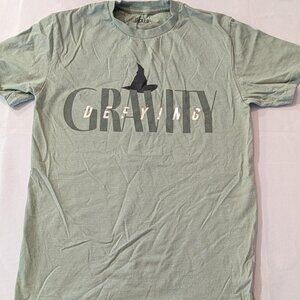 Wicked Light Green Defying Gravity Tshirt Size Small Never Worn